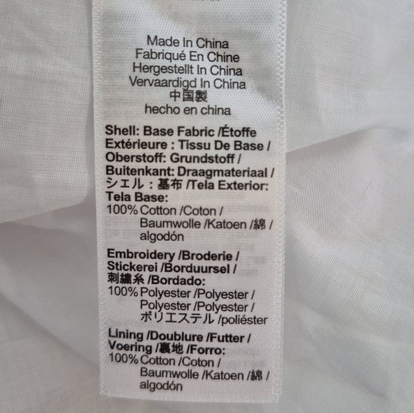 Madewell Embroidered Eyelet Tank Midi Dress in White Poplin Adjustable Strap - 6 - Picture 14 of 16